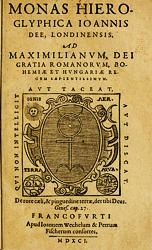 John Dee Monas title page